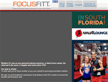 Tablet Screenshot of focusfitt.com